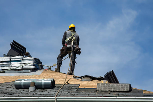 Professional Roof Installation technician working in Pittsford, NY